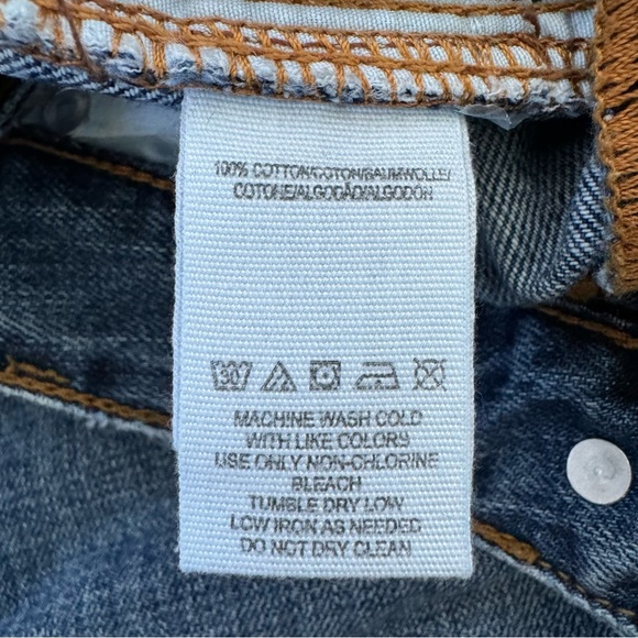 Free People Boyfriend Distressed Raw-Hem Stretch Skinny Jeans woman’s size 26 - Picture 7 of 8